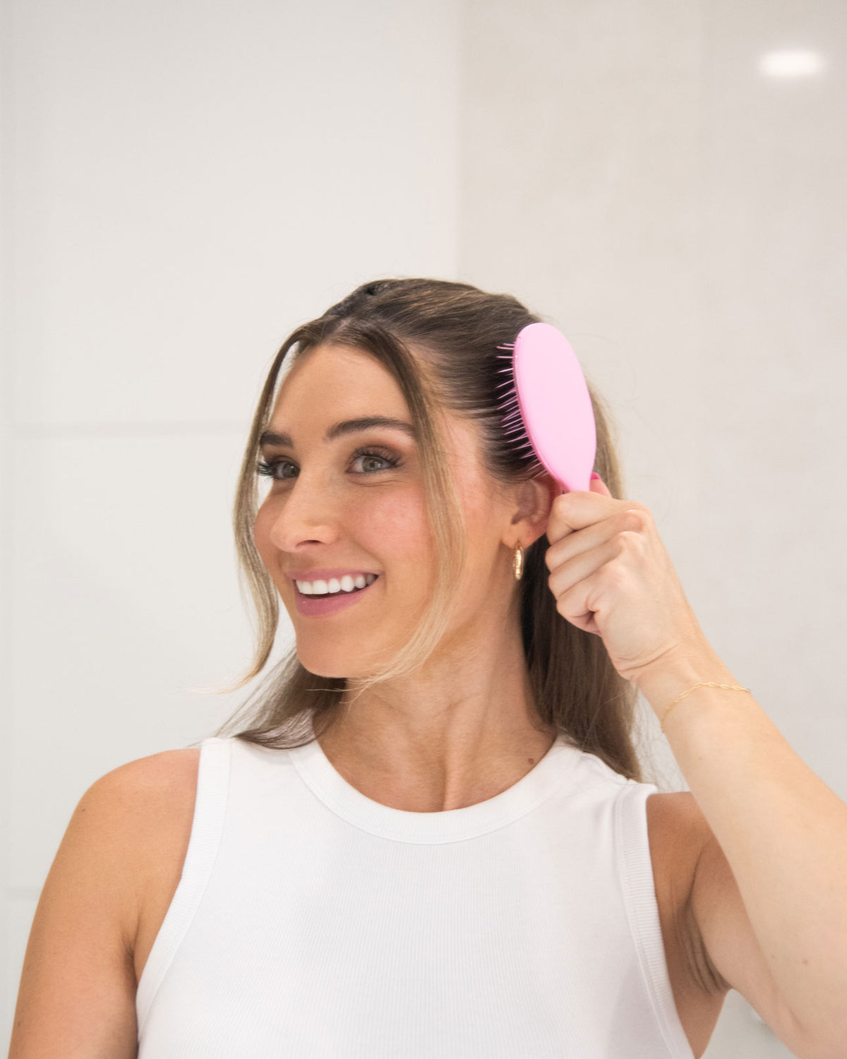 Mini Detangle Brush - Pink