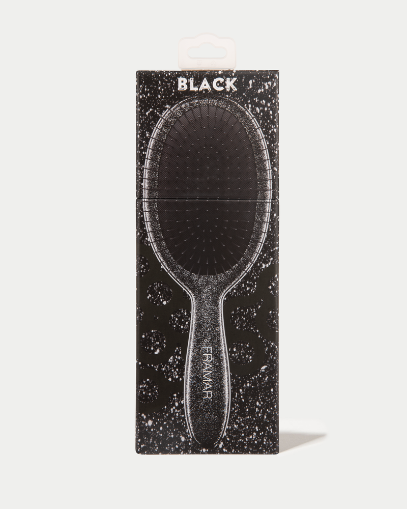 Black Glitter - Detangle Brush