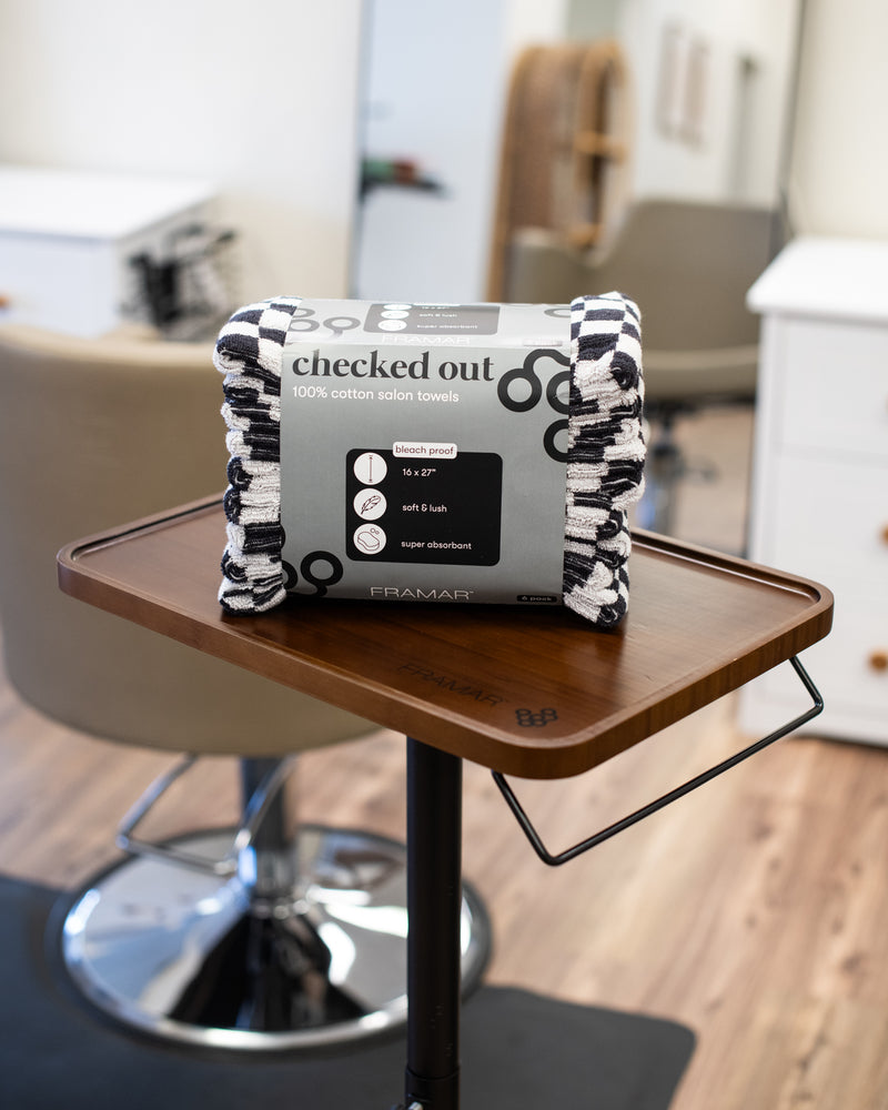 Checked Out Salon Towels - Black & White