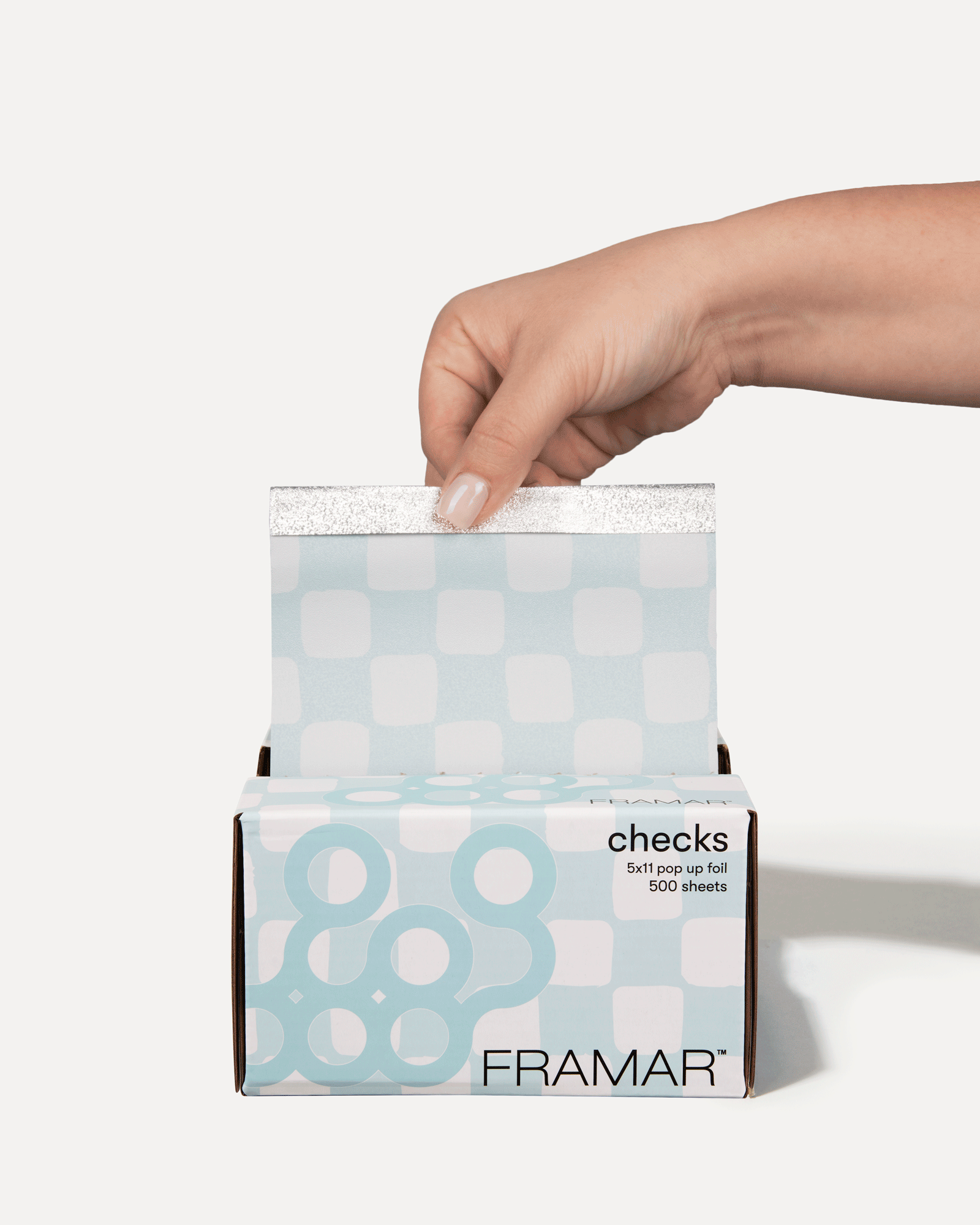 5x11 Pop Up - Light Blue Check