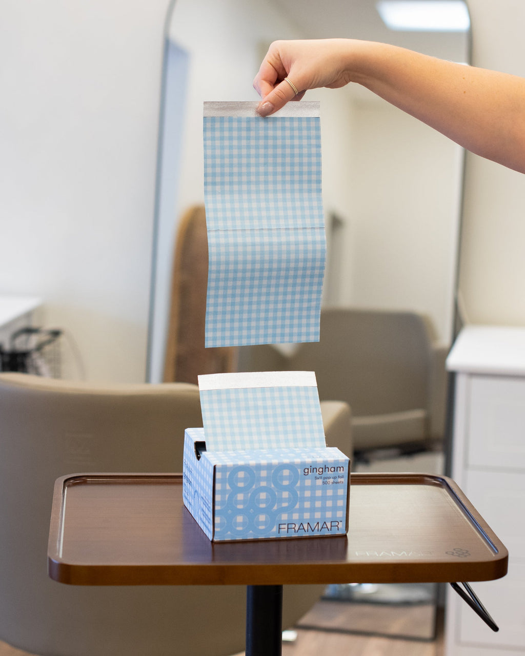 5x11 Pop Up - Blue Gingham