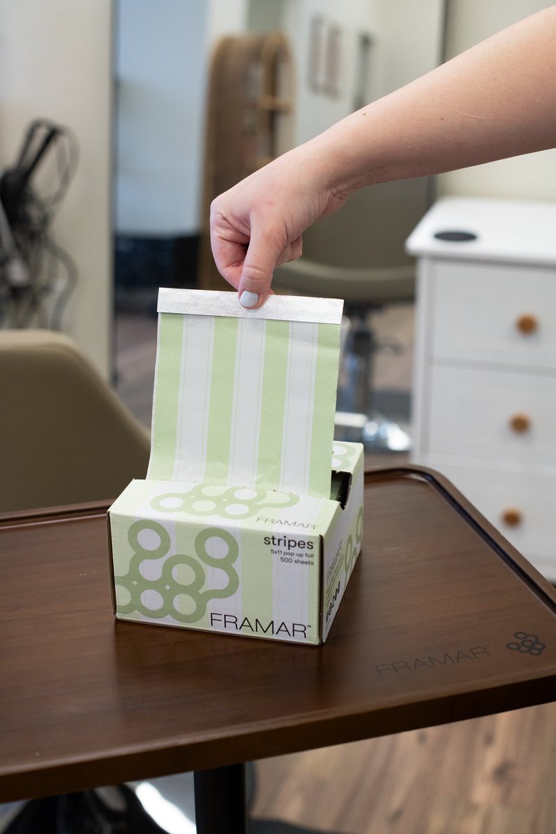 5x11 Pop Up - Celery Stripes