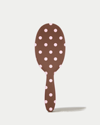 Polish Brush Chocolate Polka Dots