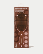 Polish Brush Chocolate Polka Dots