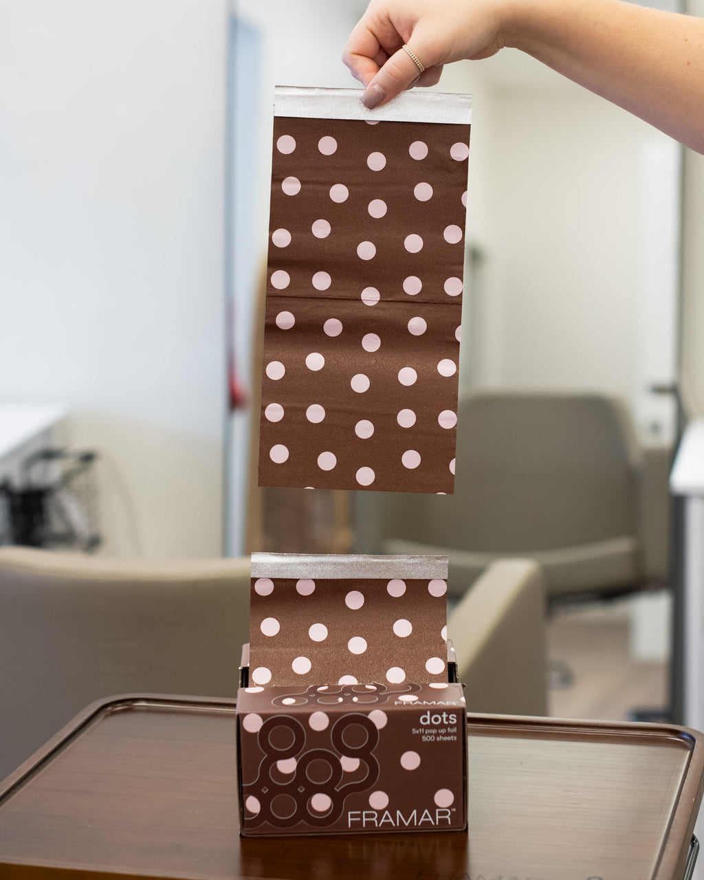 5x11 Pop Up - Chocolate Dots