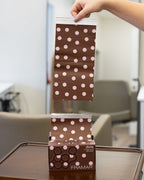 5x11 Pop Up - Chocolate Dots