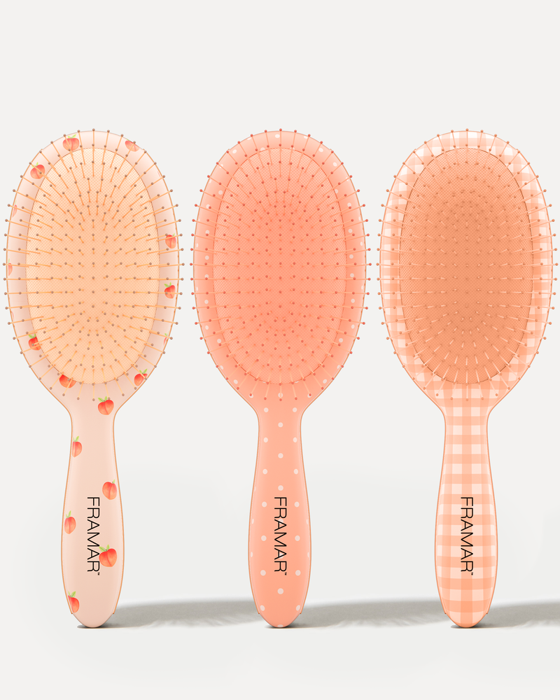 Peach Please - 9PC Detangle Brush Display