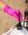 Pink Paws Nitrile Gloves - 100 count