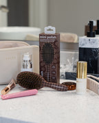 Mini Polish Brush - Chocolate Gingham