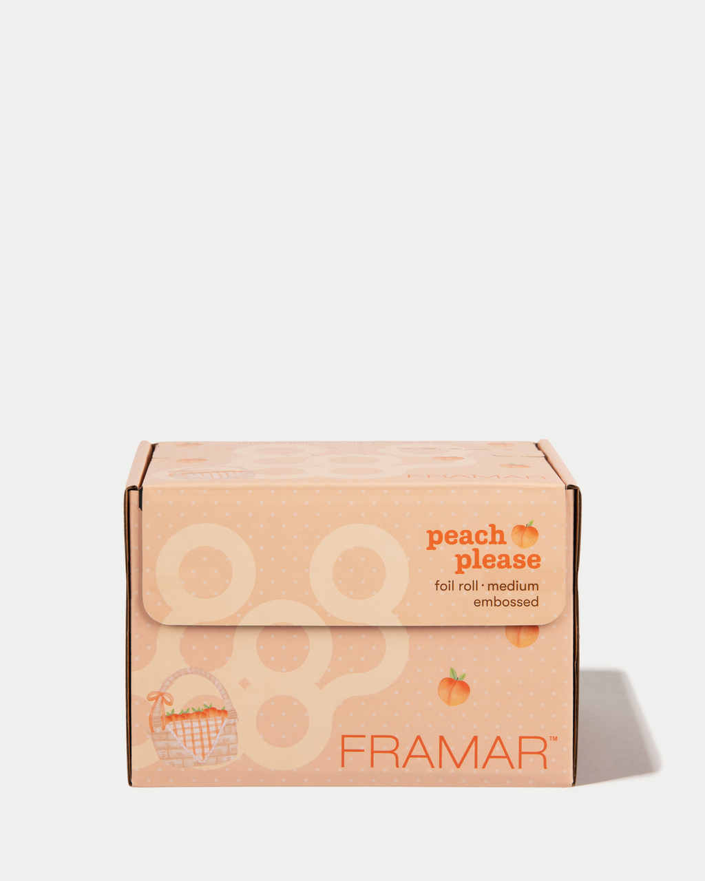 Peach Please - Embossed Roll
