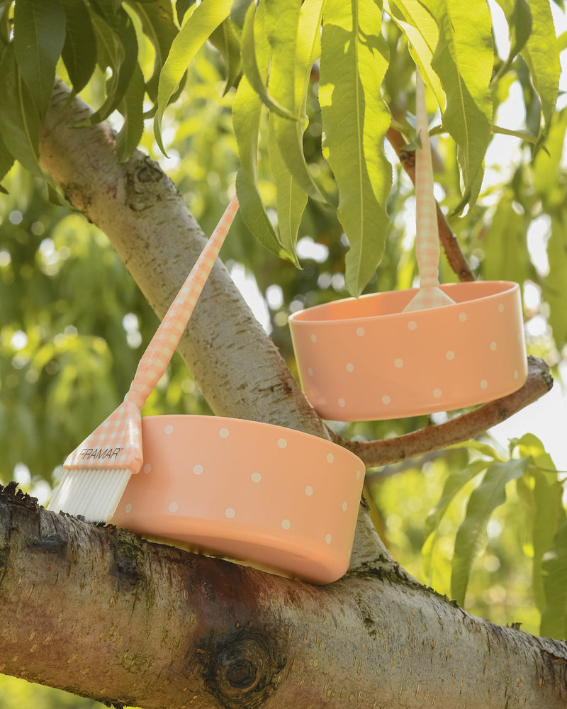 Peach Please Bamboo Bowls, 2 pack