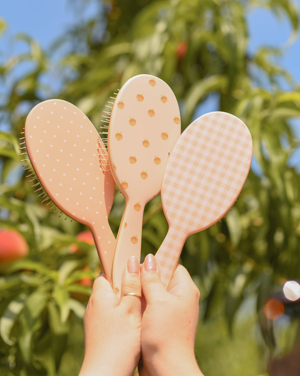Peach Please - 9PC Detangle Brush Display