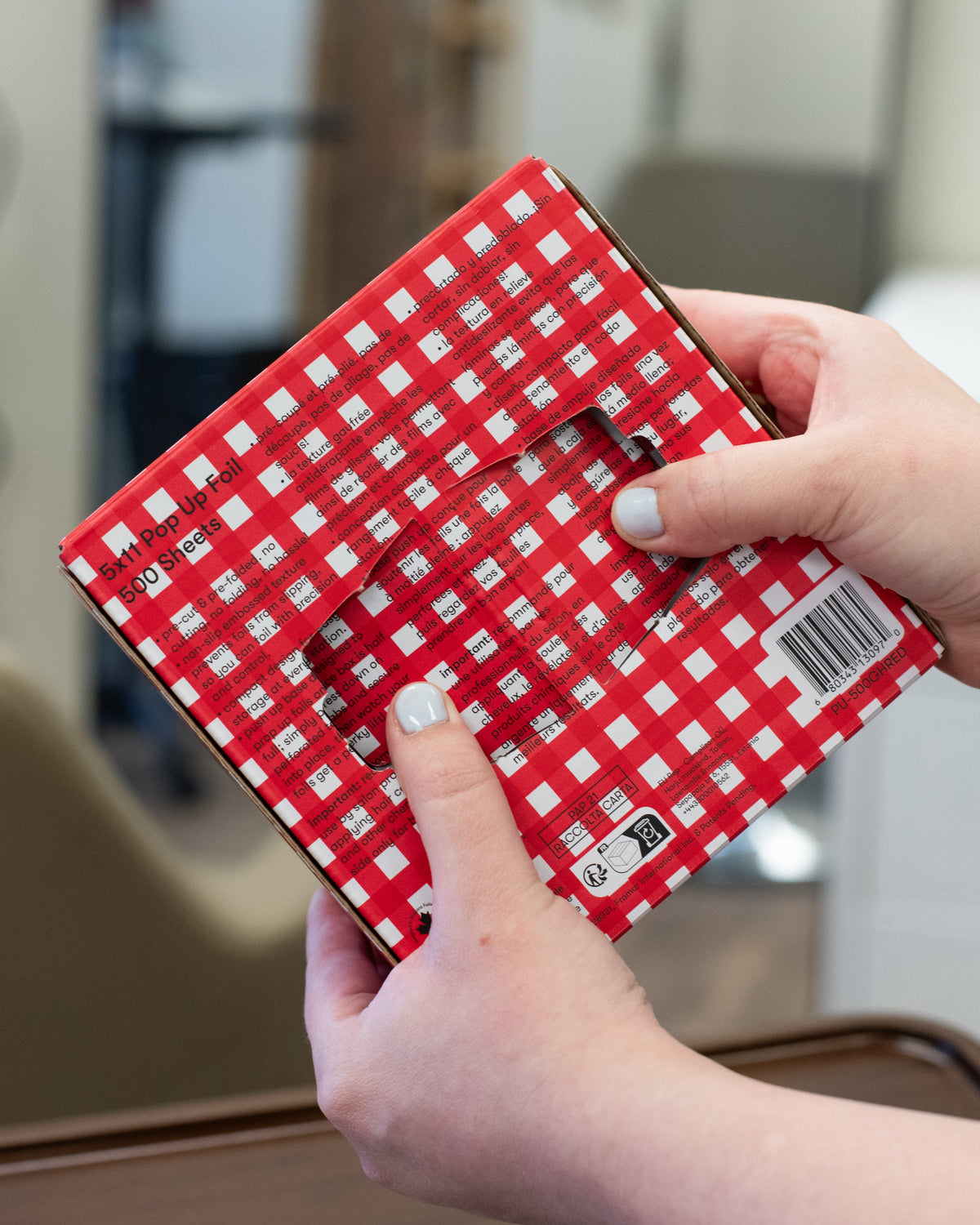 5x11 Pop Up - Red Gingham