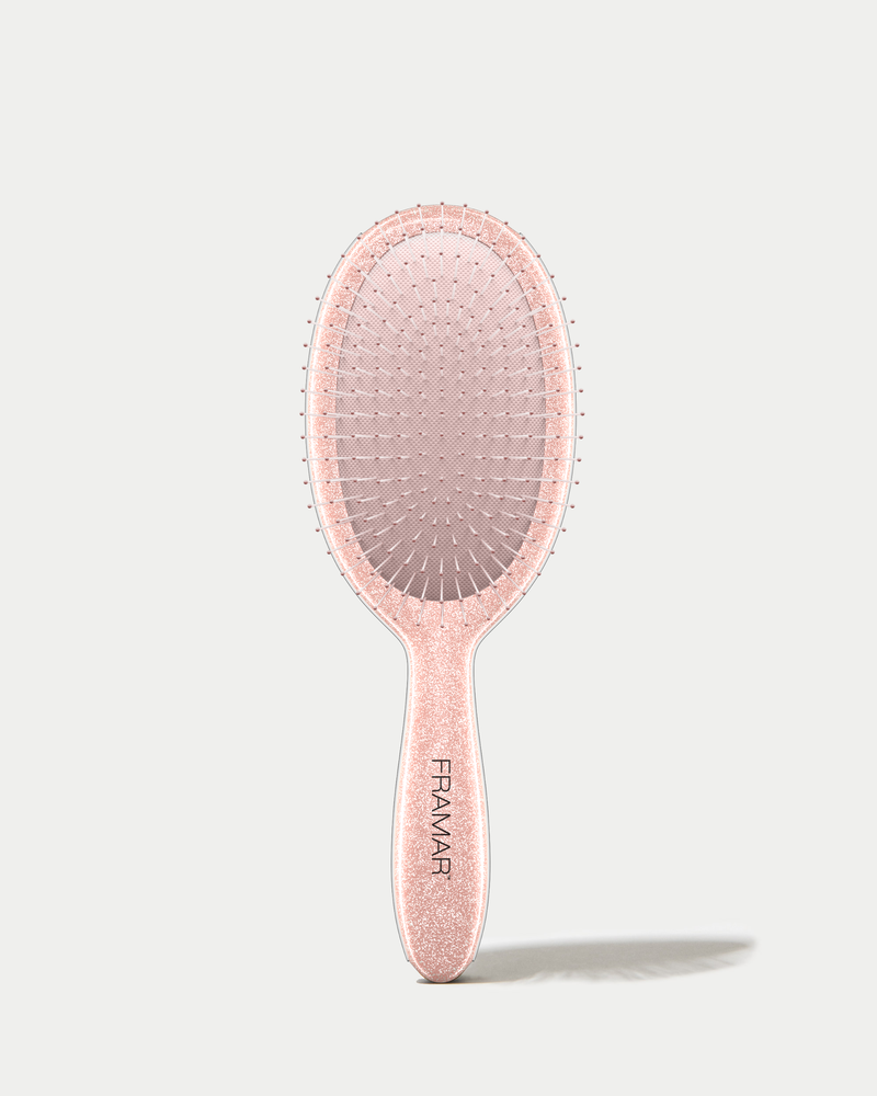 Rose Glitter Detangle Brush