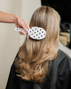 Polish Brush Black and White Polka Dots