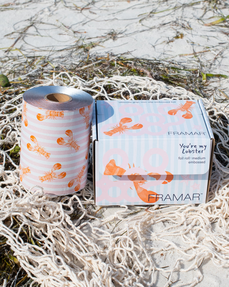 Coastal Color Embossed Roll with dispensing box